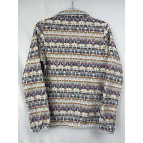 Patagonia Micro D Snap T Fleece Pullover Cedar Mesa Geometric Size Small - Picture 8 of 12